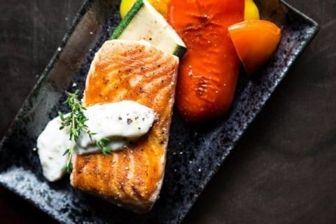 Salmon is a good source of dietary creatine.