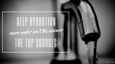 Effective hydration on the cellular level