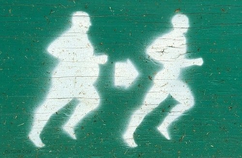 man running