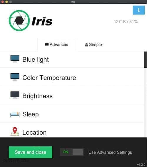 iris custom