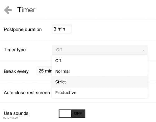 iris timer