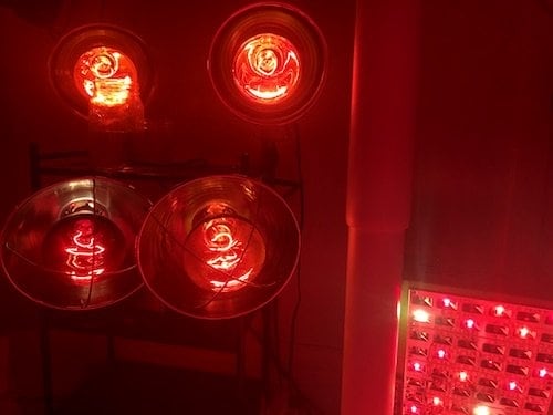 DIY Near Infrared (NIR) Sauna Red Light Setup Build