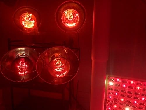 DIY Near Infrared (NIR) Sauna Red Light Setup Build