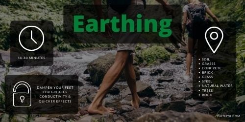 How to Earth & Ground Yourself Naturally Cheatsheet