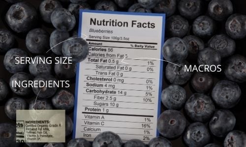 How to Read Food & Nutrition Labels Example