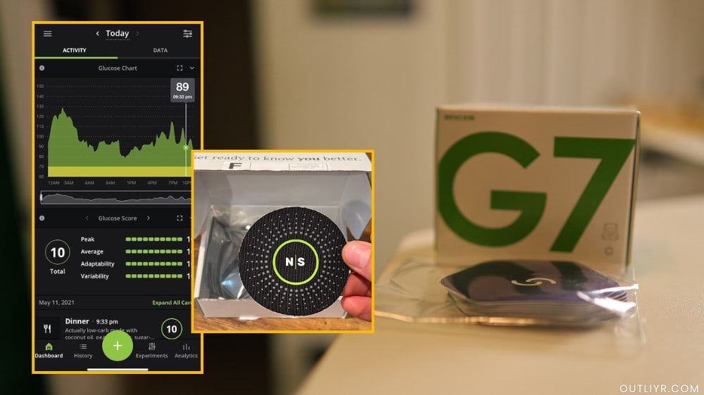 Nick Urban's Nutrisense and Dexcom G7