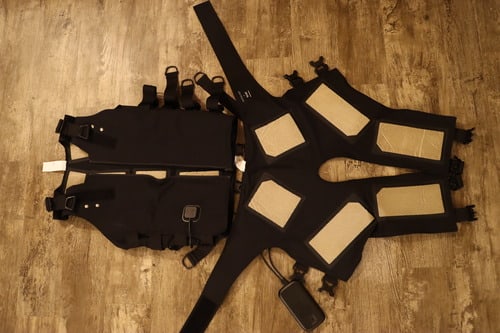 KatalystSuitShortsOpened A full view of Nick's Katalyst vest and shorts