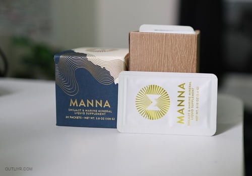 Nick's unboxed sachet of the Manna Vitality 