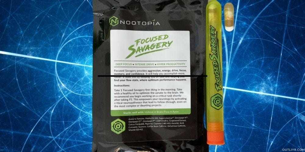 Nootopia Nootropic Brain Supplements: Focused Savagery Review