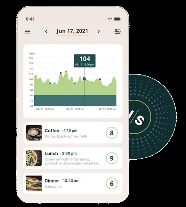 NutriSense CGM system