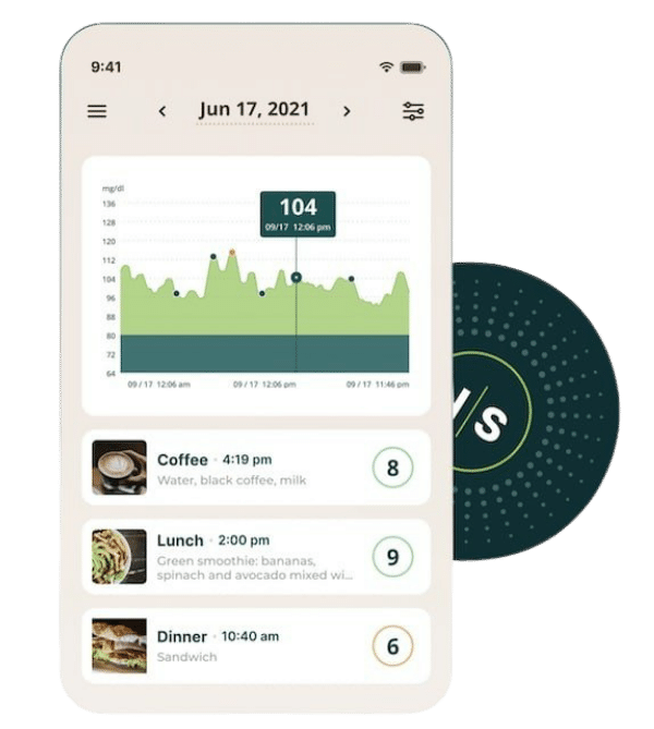 NutriSense CGM system