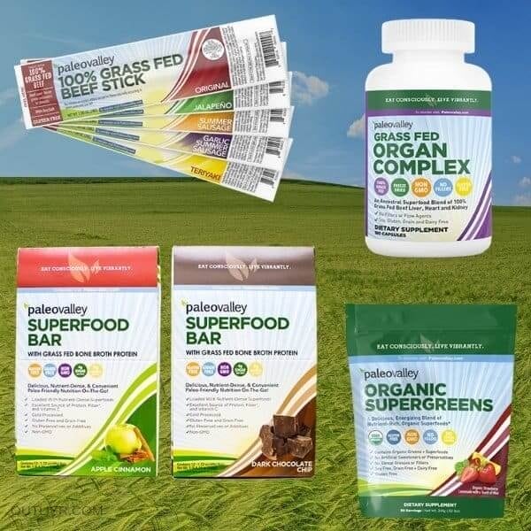 PaleoValley WholeFood GrassFed Snacks Supplements