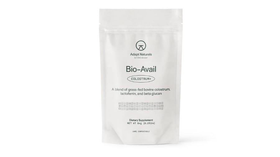 Adapt Naturals' Bio-Avail Colostrum+ bag