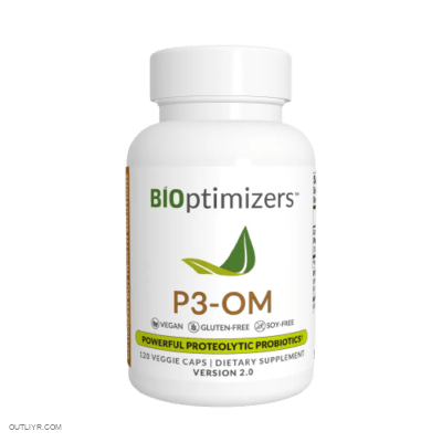 BiOptimizers P3OM supports gut barrier health and nutrient absorption.