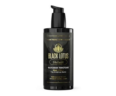 blacklotus shilajit tincture bottle 1