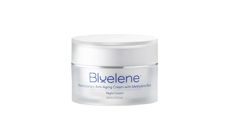 A jar of Bluelene Night Cream