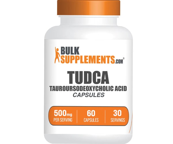 Bulk Supplements TUDCA 60capsule bottle