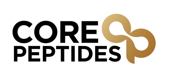 corepeptideslogo core peptides logo