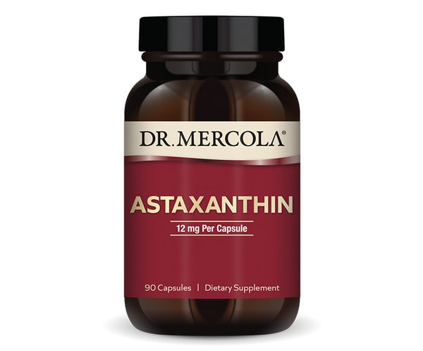 Dr. Mercola's Astaxanthin 12mg bottle
