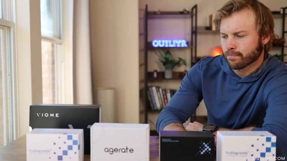 Nick Urban's biological age test kits