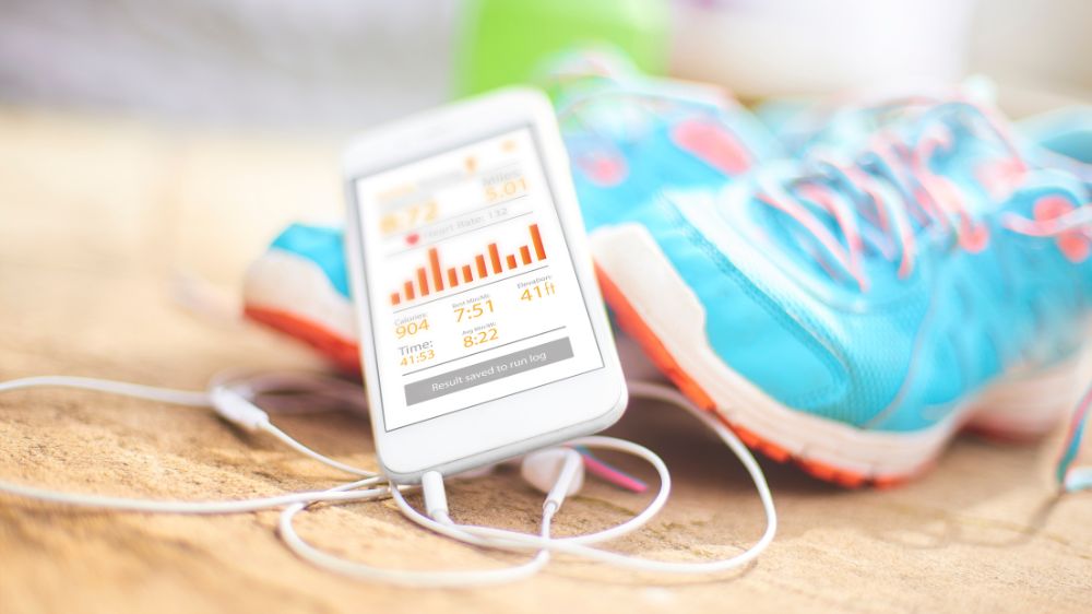 Saved progress in a running app