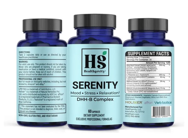 healthgevity serenity bottles