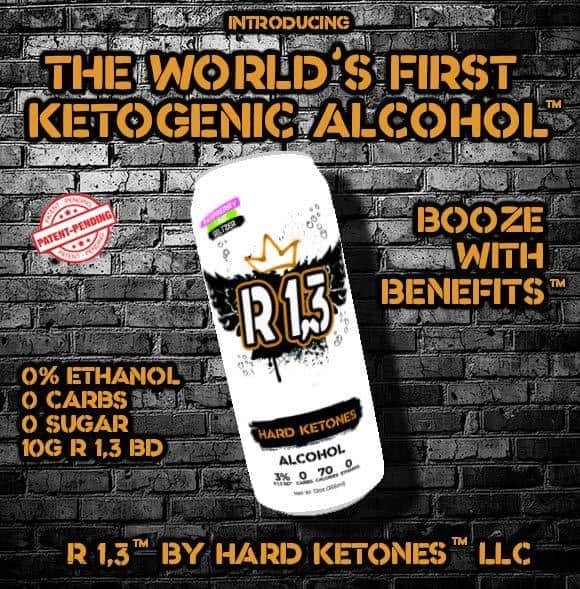 KetoneAid R1,3 Ketogenic Alcohol Buzz