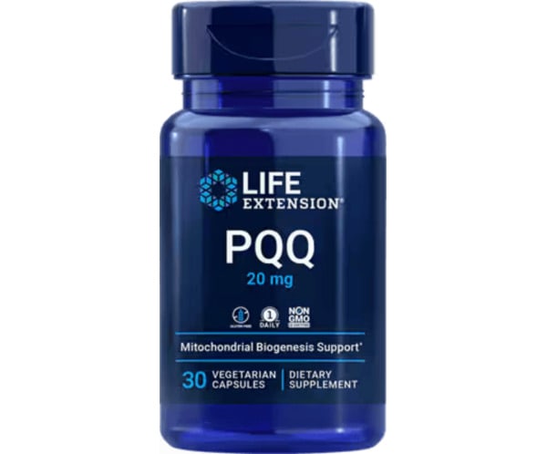 Life Extension's PQQ 20mg bottle