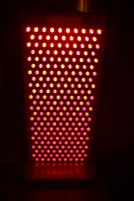 Lightpath LED panel turned on