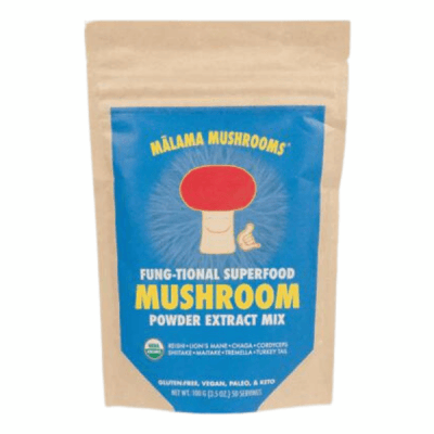 Malama mushroom 8 superfood powder.