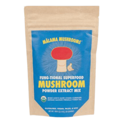 Malama mushroom 8 superfood powder.