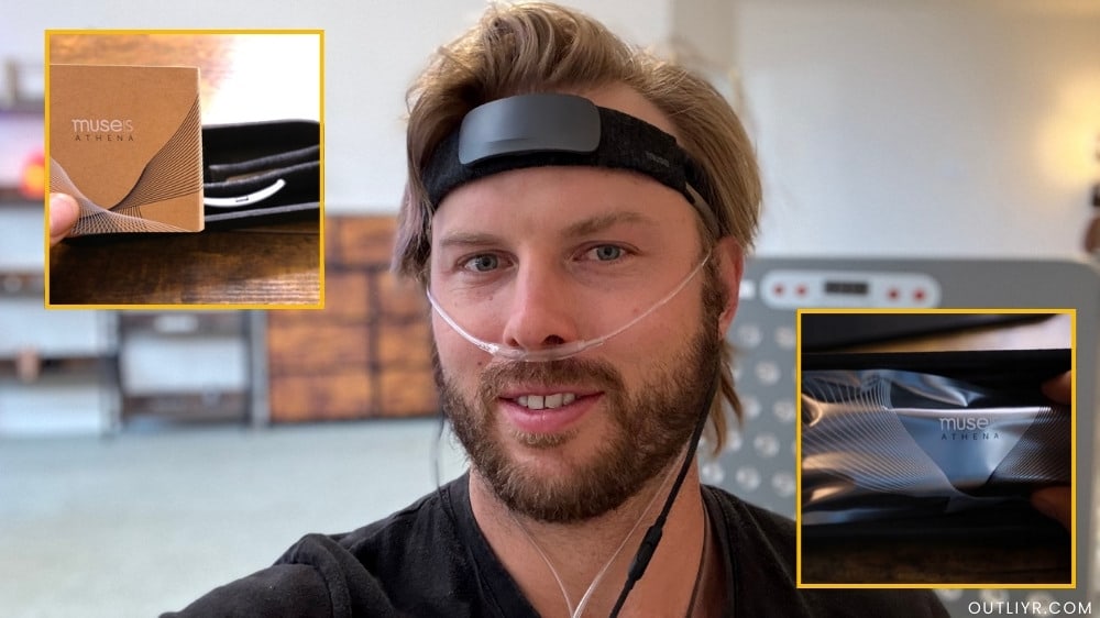 Nick Urban using the Muse S Athena with the AquaCure BG machine