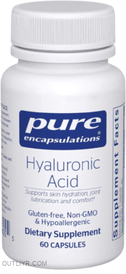 Pure encapsulations hyaluronic acid supplement safe for those who have allergies