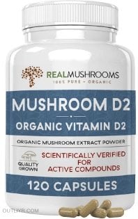 Real Mushrooms D2 Supplement