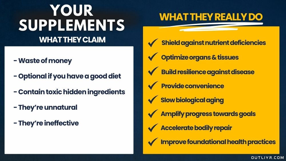 Some of the benefits of taking supplements