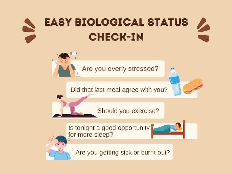 simple biofeedback self checkin