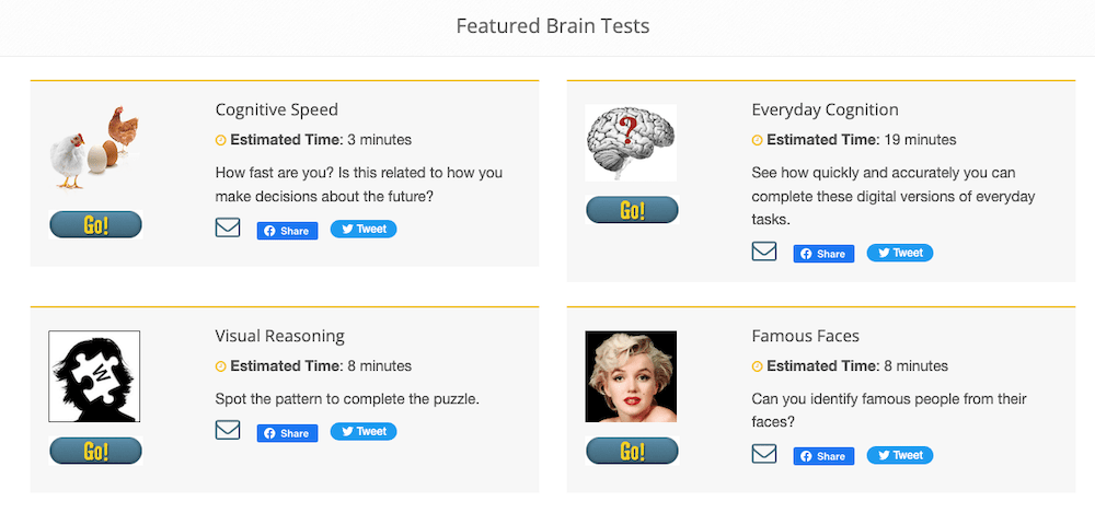 test my brain org cognitive tests