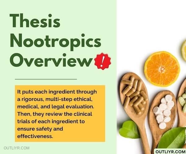 thesis nootropics review adhd reddit