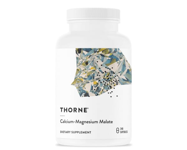 thorne calciummagnesium malate bottle