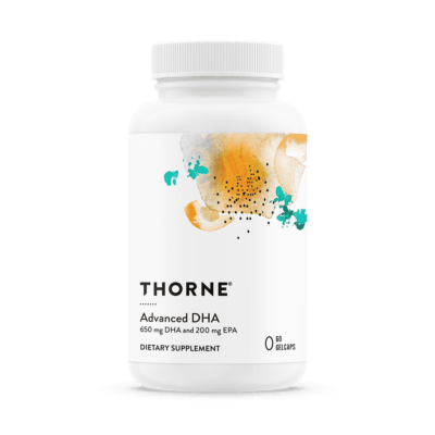 Thorne Advanced DHA Fish oil for fast muscle recovery 