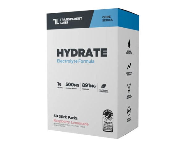 transparentlabs hydrate sachets