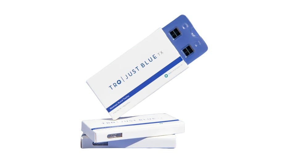 Boxes of Troscription's Just Blue