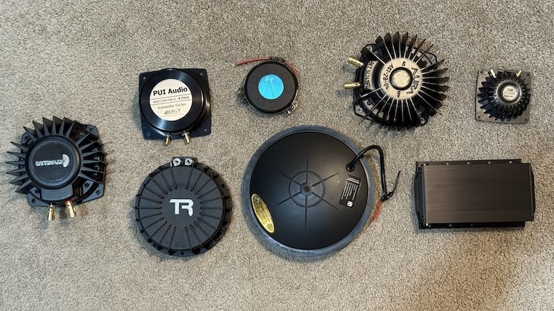 vibroacoustic sound bed transducers