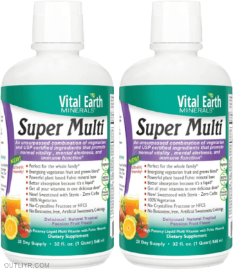 Vital Earth Super Multi Liquid is an allinone ionic product with fulvic and humic acids and no common fillers
