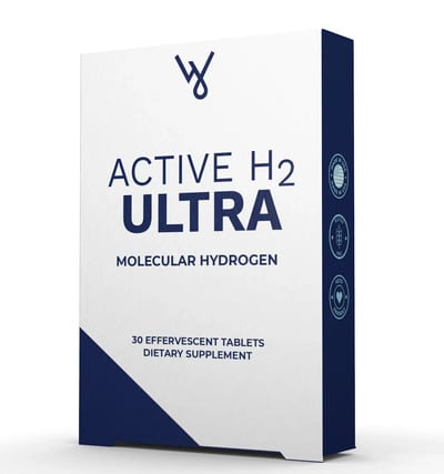 waterandwellnessactiveh2ultraimg Water and Wellness Active H2 Ultra Molecular Hydrogen box of 30 tablets in blister packs