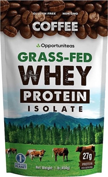 Opportuniteas Coffee GrassFed Whey Protein Powder Review