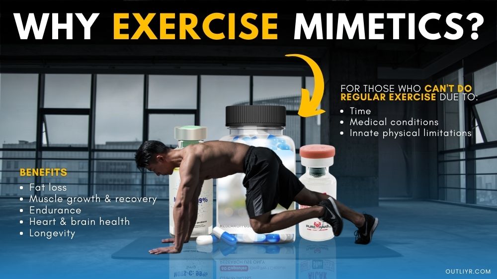 The benefits of exercise mimetics and who these are for 