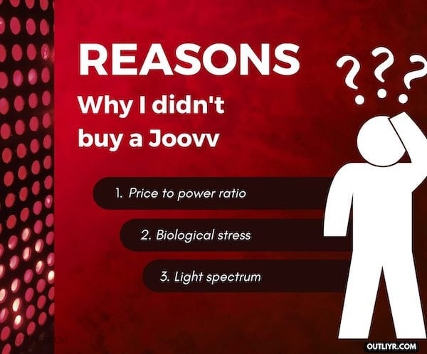 why i do not buy joovv